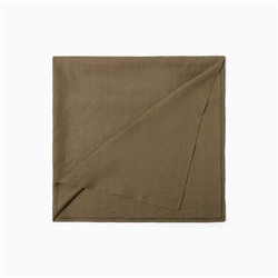 Скатерть Этель Linen collection khaki 145х180см, 100%лён 210 г/м2