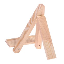 Мольберт настольный демонстрационный «Тренога», 200×150×160 мм (профиль 20×20 мм), неокрашенное дерево, Calligrata
