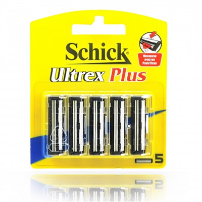 Сменные Кассеты Schick ULTREX Plus (5шт) EvroPack orig