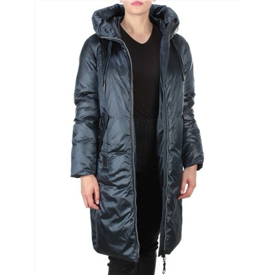 8056 DARK GREEN Пальто зимнее женское SIYAXINGE (200 гр. холлофайбера)
