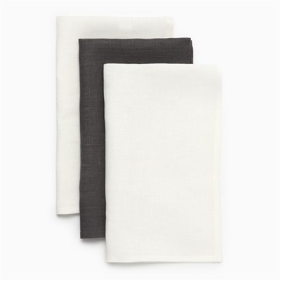 Кухонные полотенца кухонный «Этель» Kitchen linen, 40×70, 3 шт., лён 100%
