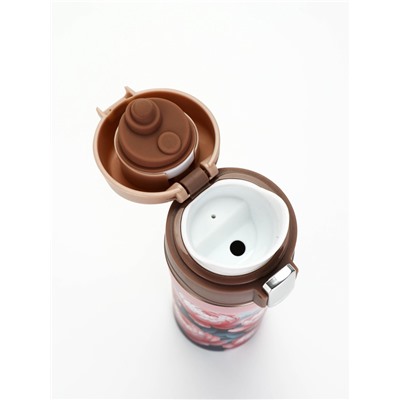 Термокружка, 350 мл «Цветы», сохраняет тепло до 8 ч.