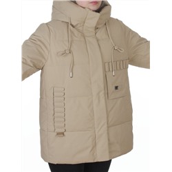 YR-6616 BEIGE Куртка зимняя женская (150 гр. холлофайбер)