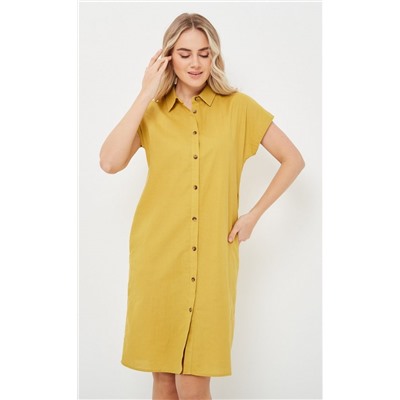 Платье F212-0322-1 mustard