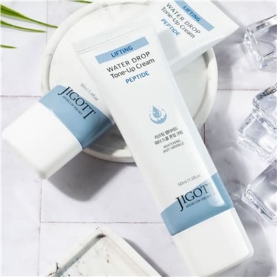 Jigott Крем для лица тонизирующий с пептидами / Lifting Peptide Water Drop Tone Up Cream, 50 мл