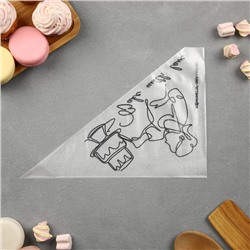 Кондитерские мешки Bake with love, (L) 38×24 см, 50 шт., KONFINETTA