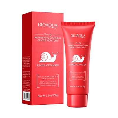 Пенка для умывания С УЛИТКОЙ Bioaqua, 100 гр