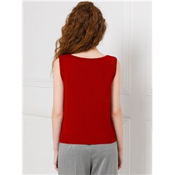 Блуза вязаная без рукавов