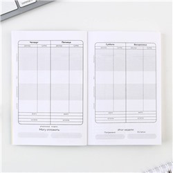 Блокнот для планирования финансов А6, 68 л «Склерозница»