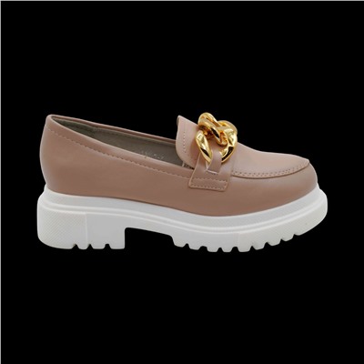 Лоферы AV896-3-2 бежевые