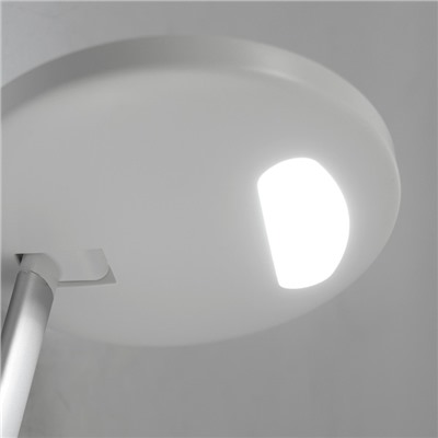 Зеркало настольное Luazon KZ-08, с подсветкой, 30 диододов, беспроводная зарядка, лампа, белое