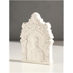 Икона «Николай Чудотворец», с подвесом, 12×8×2 см, гипс