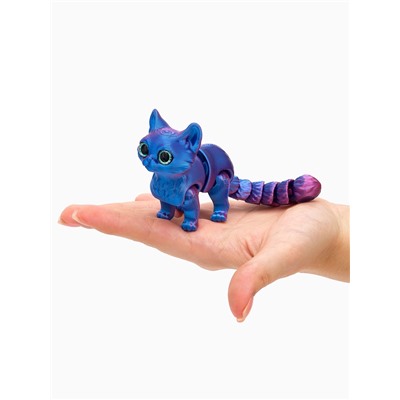 3Д - печатная игрушка «Котик», подвижная, цвет МИКС