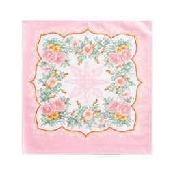 Платки носовые женские «Этель. Летний день», 30×30 см, набор 12 шт.,100% хлопок, рисунок МИКС