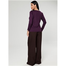 Энкар - лонгслив баклажан