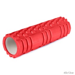 Ролик массажный спортивный Woohooo BRICK 45x14/ красный/уп10