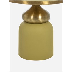 Столик кофейный глянцевый «Олива с золотом», 41×41×51 см