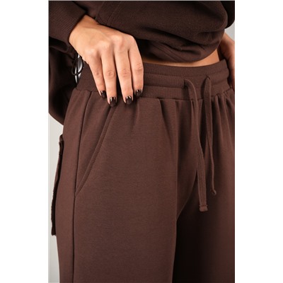 Женский костюм оверсайз из футера Happyfox