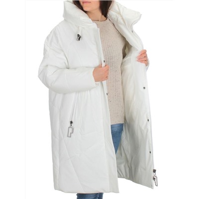 M-9117 WHITE Пальто зимнее женское CORUSKY  (верблюжья шерсть)