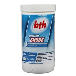 Быстрый стабилизатор, хлорсодержащий в табл. hth MINITAB SHOCK, 1,2 кг