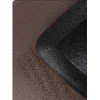 Коврик для дома из дутого ПВХ, 51×81×1.9 см, коричневый - чёрный