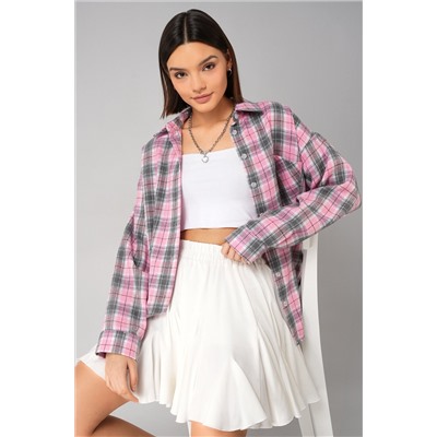 Рубашка женская в клетку Happyfox