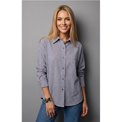 Рубашка OVER SIZE в клетку