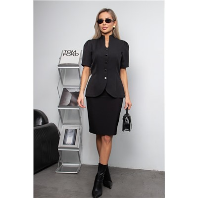 Юбка-карандаш чёрная Гвен №1