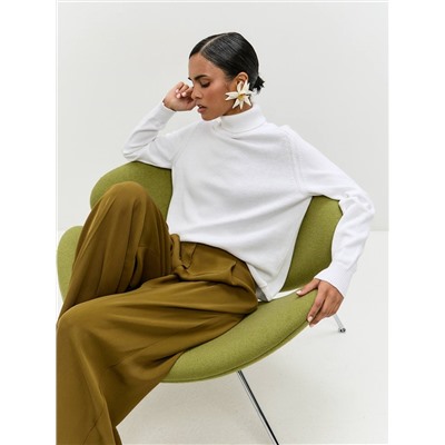 Джемпер водолазка HANNA, Белый