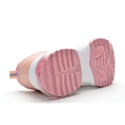 Romantic T-K8008-1 Кроссовки пудра-бирюз текстиль+иск кожа