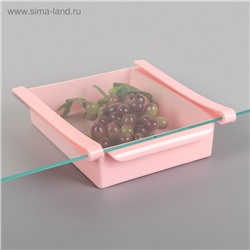 Полка подвесная в холодильник, 22×20×7 см, МИКС