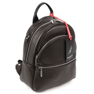 Женский кожаный рюкзак Sergio Valentini SV-SZ760/A Д.Браун