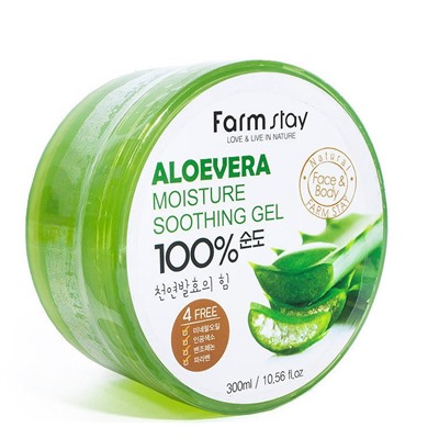 Многофункциональный смягчающий гель с экстрактом алоэ FarmStay Aloe Vera Moisture Soothing GelКорейская косметика по оптовым ценам. Популярные бренды Корейской косметалогии в интернет магазине ooptom.ru.
