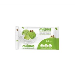 Влажные антибактериальные салфетки Milana Фисташковое мороженое (72 шт.)