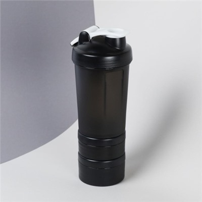 Бутылка/Шейкер MET-Rx SHS-450 чёрная, для спортивного питания 450ML/уп50