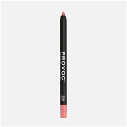 Provoc Гелевый карандаш-подводка для губ водостойкий / Semi Permanent Gel Eye Liner Filler №220 Pinkey, розово-бежево-лососевый