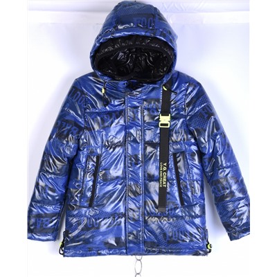 0659-S Куртка для мальчика  Anernuo Синий/128