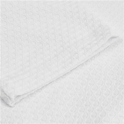 Халат вафельный женский SL HOME: Waffle «Блан де Блан», хлопок 100%, белый