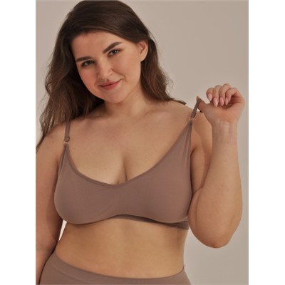 Топ на регулируемых бретелях с чашечками коллекция Plus Size