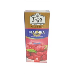 Чай Тоза черный с ароматом малины 25 пакетиков (кор*24)