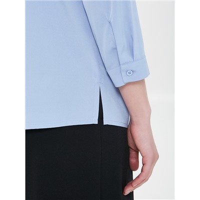 Блуза со смещённой застёжкой