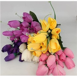 Цветы искусственные декоративные Тюльпаны 18 бутонов 45 см