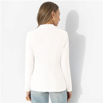 Жакет приталенного силуэта, Шоу-показ (роскошный белый)