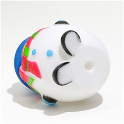 Игрушка для собак пищащая "Снеговик", виниловая, 6,7 х 8,5 см