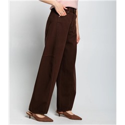 Джинсы #КТ10381, шоколадный