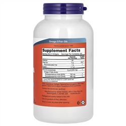 NOW Foods, рыбий жир с суперомега ЭПК, 2000 мг, 240 капсул (1000 мг в 1 капсуле)