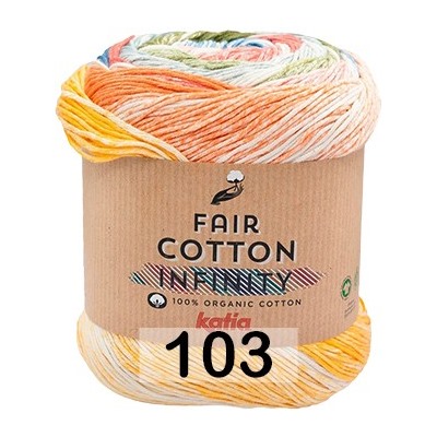 Пряжа Katia Fair Cotton Infinity