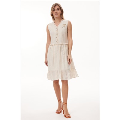 NiV NiV fashion 415 светло-бежевый, Платье