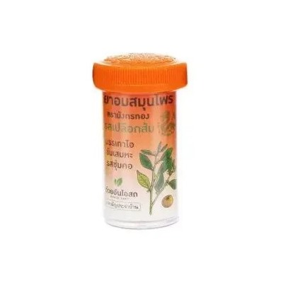 Травяные шарики от кашля и боли в горле со вкусом апельсина от Ouayun Orange Herbal Lozenge  100 шт