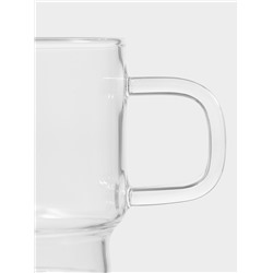 Кружка Magistro «Боттом», 250 мл, 10.5×6.2 см штабелируемая, боросиликатное стекло, прозрачная